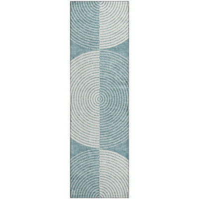 Premium Machine Washable Mayfield AMF2275 Geometric Rug