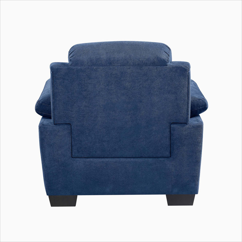 Ensemble de canapé 3 pièces Modern Living, Tissu bleu