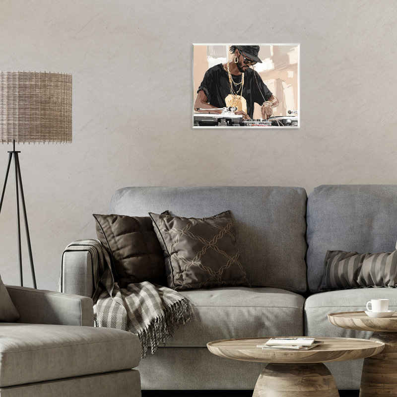 Plaque murale Timeless DJ avec Urban Rhythm, design par Franklyn Gregory