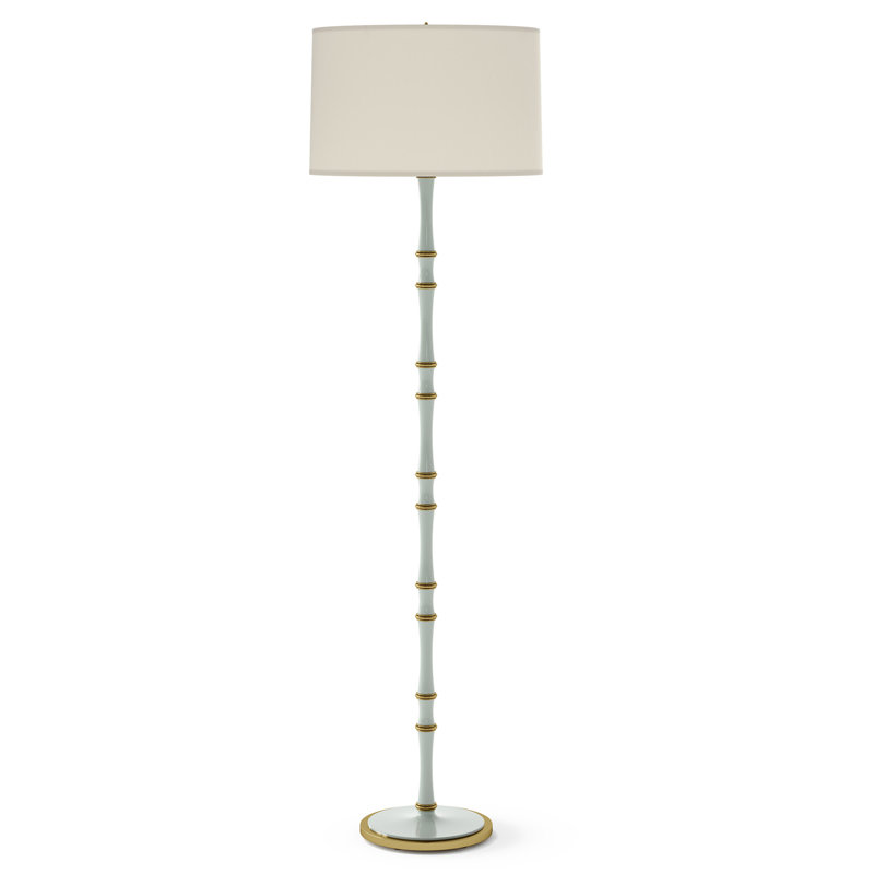 Lampe sur pied traditionnelle 64,50 po Kane, Fondine, Céladon