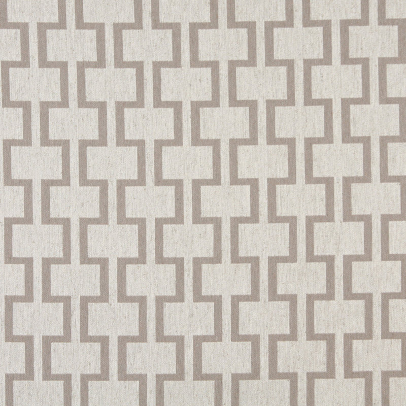 Tissu de lin géométrique, Gris2