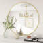 Miroir mural rond en aluminium Bhage-747923984-747923989