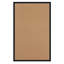 Tapis berbère beige foncé avec bordure en coton noir fait à la main Nannette-313219797