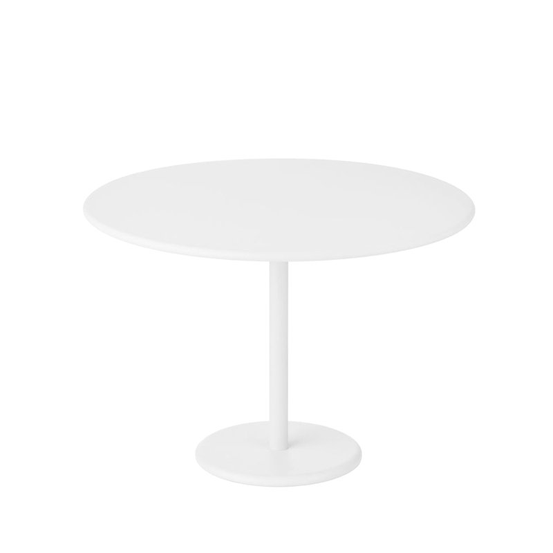 STAY Aluminum Outdoor Side Table, White, 13.8" H x 15.8" W x 15.8" D