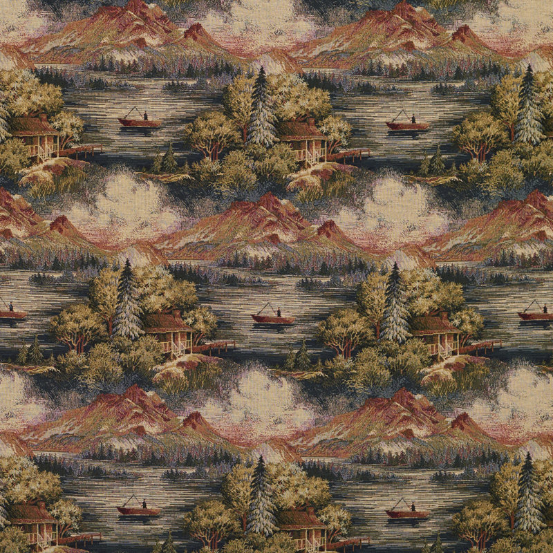 Fabric, Brown/Gray