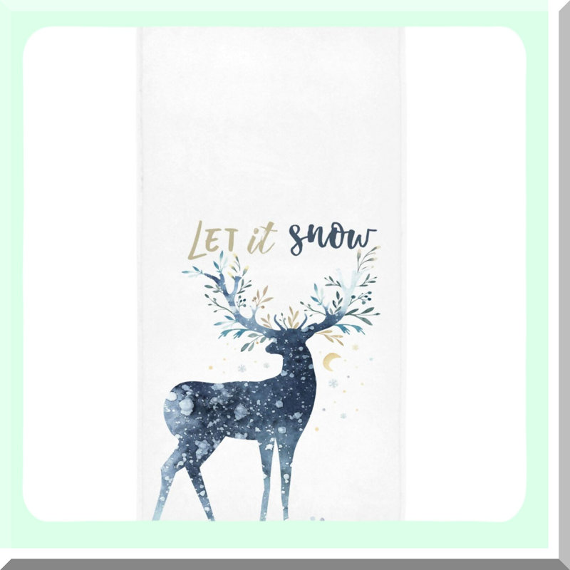 Winter Wonderland Snowflake Hand Towels - Soft, Absorbent, and Perfect for Kitchen, Bathroom, or Guest Use - Ideal Housewarming Gift - 16 x 30