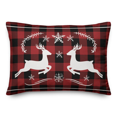  Reindeer Lumbar Pillow
