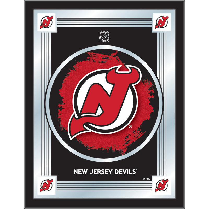 « logo mirror », impression encadrée NHL, New Jersey Devils