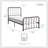 Ariste Metal Platform Bed-1985968776