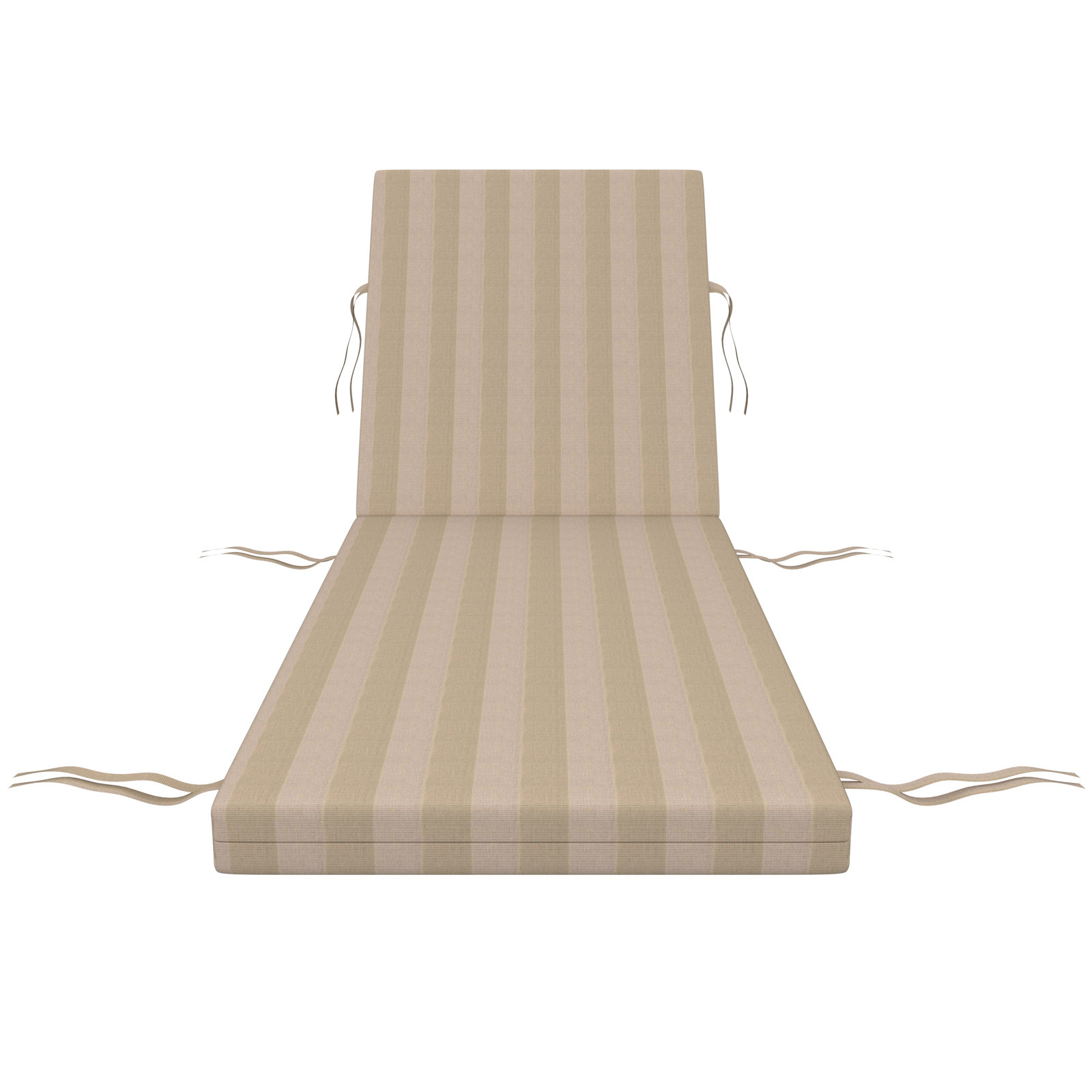 Lani Sunbrella® Seat and Back Cushion, 24" W x 45" D, Expressive Sparrow