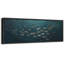 Grande impression sur toile encadrée - école de poissons, impression de paysage océanique pour décoration intérieure moderne-119329017-119329019
