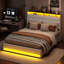 Upholstered Ottoman Storage Bed-581821342-581821343