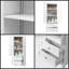 Armoire garde-manger autoportante blanche 72 po - 2 tiroirs et tablettes réglables, organisateur de rangement en acier robuste pour appareils électroménagers, épices, vaisselle