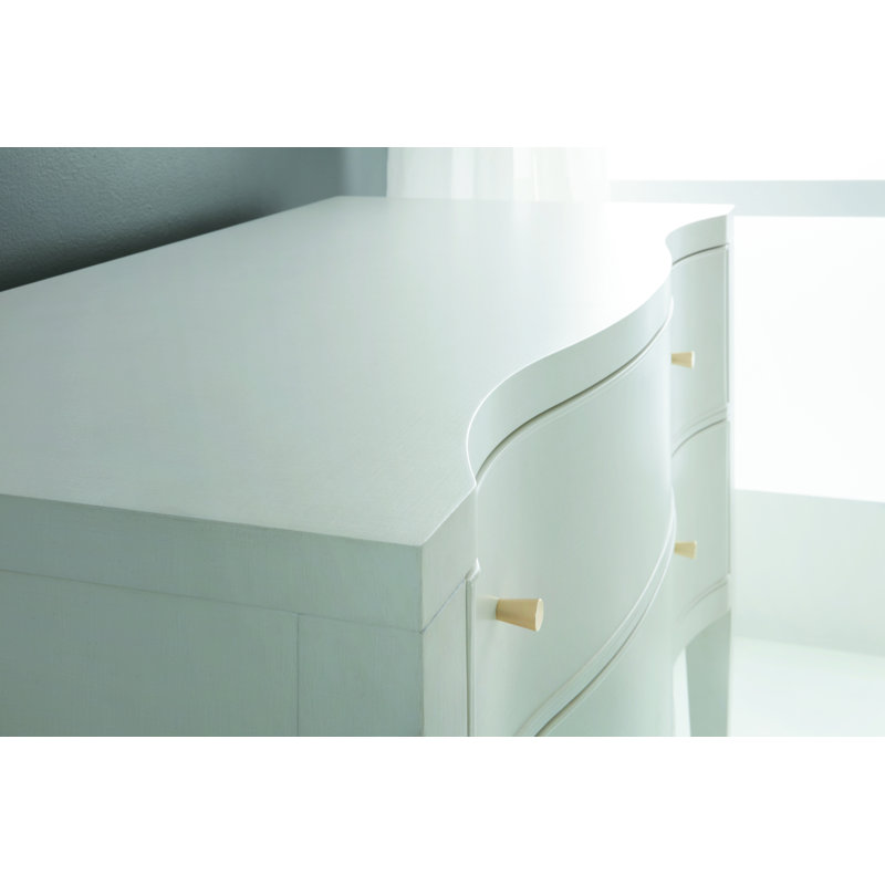 Commode d'appoint 2 tiroirs Serpentine