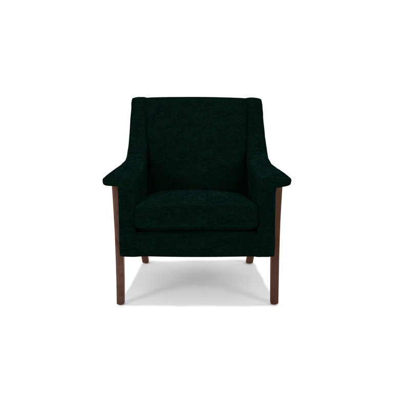 Fauteuil Arlo, Noyers, Polyester forêt