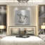 Art mural en métal luxueux «Baby Lamb With Crown» par Yvette St. Amant, 36 po x 36 po