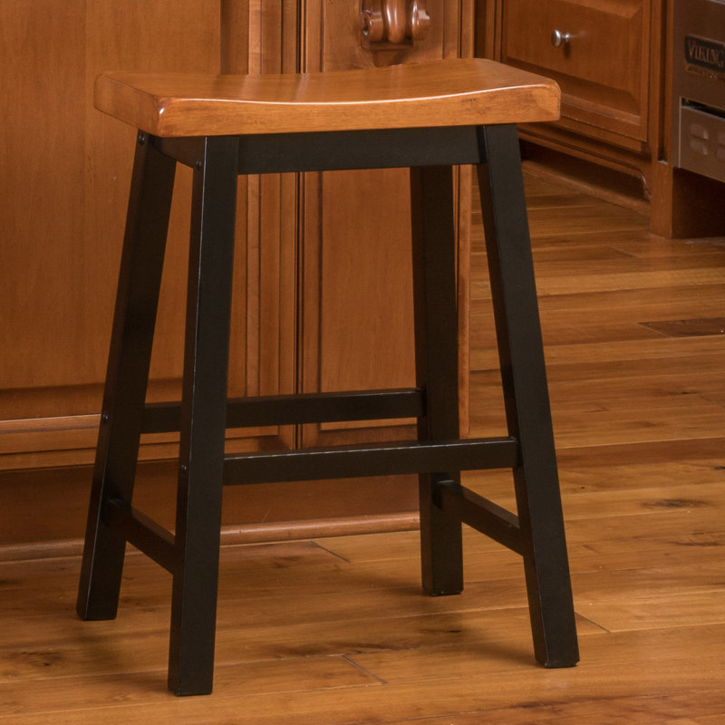 Benton Harbor Solid Wood , Walnut, Counter Stool (24" Seat Height)