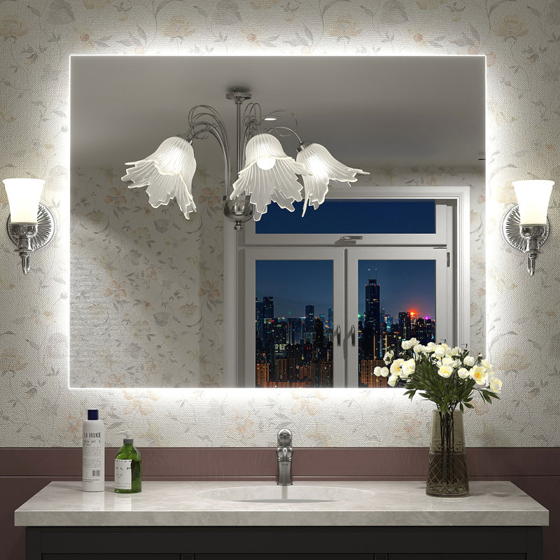 Miroir de salle de bain Wayfair Basics, 40 po x 32 po