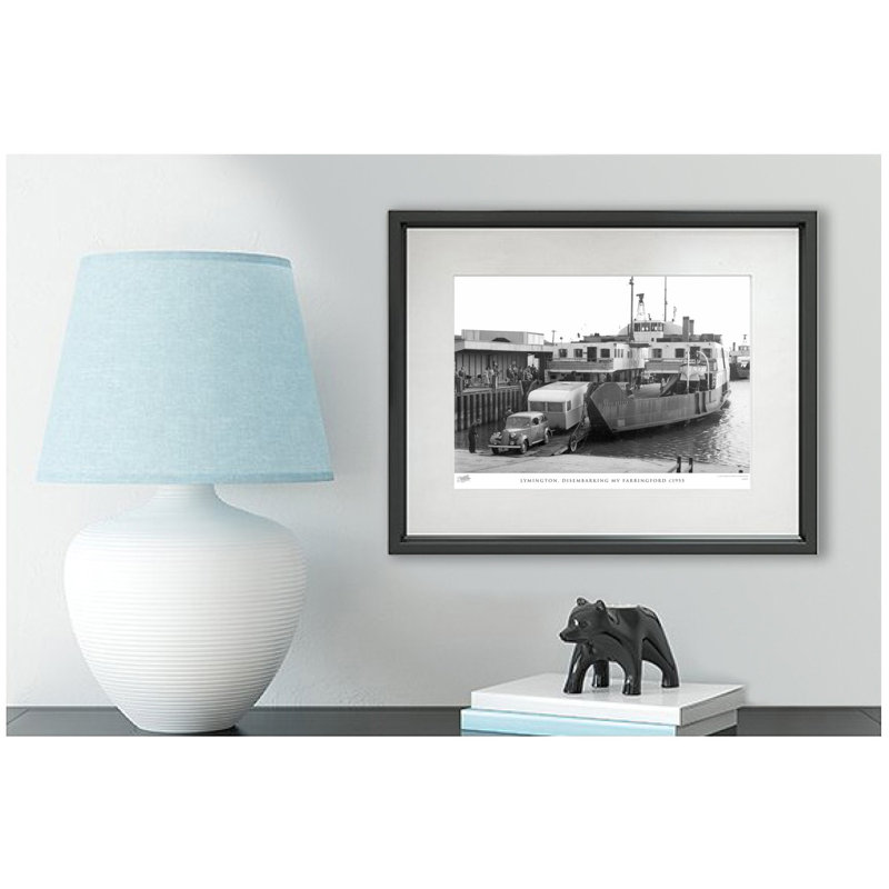 Lymington, Disembarking MV Farringford C1955 by Francis Frith - Single Picture Frame Print, 45cm H x 60cm W x 2.3cm D