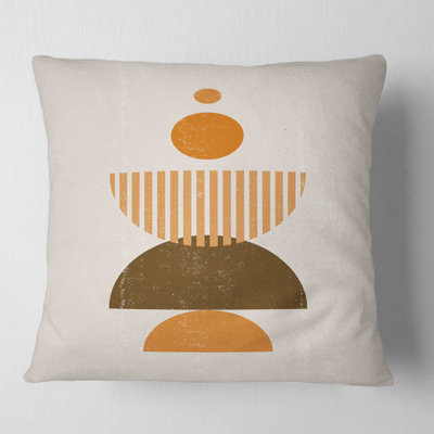 Abstract Throw Pillow