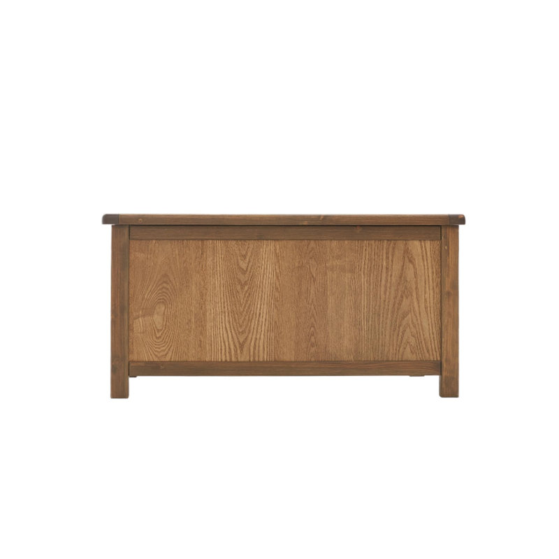 Wood Flip Top Storage Bench, Antique Oak
