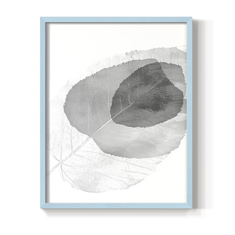 Floral XLI, reproduction encadrée - prête à être accrochée - fabriquée aux États-Unis, Bleu, H 29 po x l 23 po
