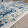 Dreier Machine Woven Blue/Cream/Navy Indoor Rug