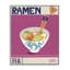 Giclée encadrée de ramen japonais enchanté, design par Jo Reid-317094330-317094333
