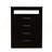 Dresser Atlanta, Bedroom, Black-2091360197