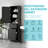 Freestanding Tall Bathroom Storage Cabinet With Drawers And Adjustable Shelf, Mdf Board-38665470