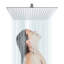 Pomme de douche à pluie 16 pouces, pomme de douche carrée mince en acier inoxydable 304-126409514