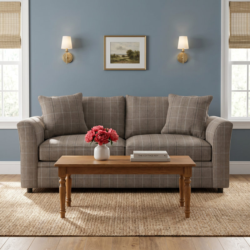 Northfield Upholstered Sofa Bed, Gel Memory Foam Mattress, Dark Olive Performance; 0357-43
