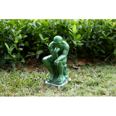 Statue de jardin d'extérieur avec projecteur Alexaner