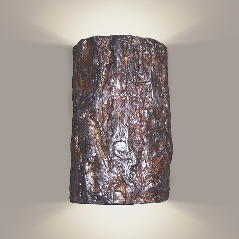Azu Flush Mounted Sconce, Incandescent, Yes