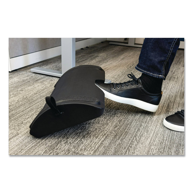 Adjustable Black Ergonomic Foot Rest for Standing Desks