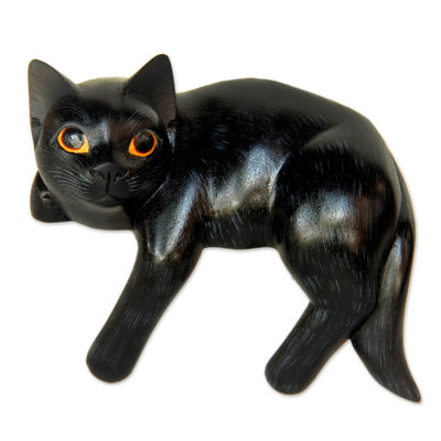 Sculpture Filicia signée chat balinais