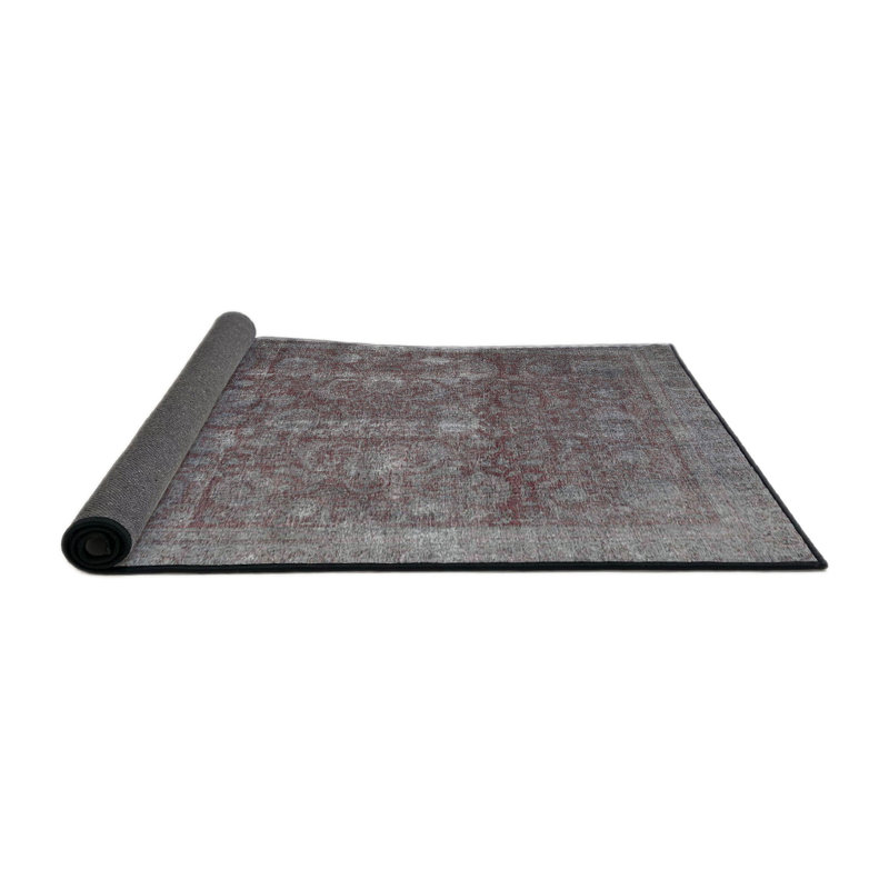 Tapis traditionnel gris / brun Ambudkar, Rond 5 pi