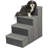 TRIXIE Pawsome Ascent Foldable 4-Step Pet Stairs with Storage, Collapsible, Storage Compartments for Toys