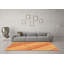 Tapis orange en chenille tissé à la machine Sirvon-670986659