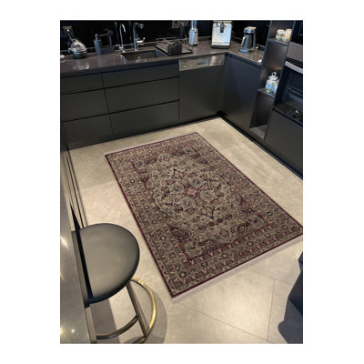 Tapis décoratif lavable à la machine Vintage