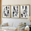 ABSTRACT Series XL - Impression encadrée de qualité supérieure sur mesure mat - 3 pièces-1935431038-1935431039