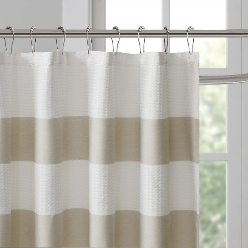 Rideau de douche avec traitement 3M, Taupe, L 72,05 po x L 72,05 po