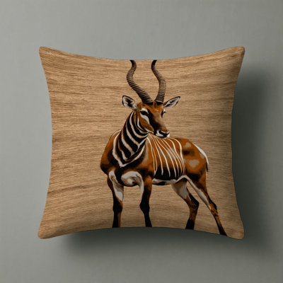 Wildlife Indoor and Outdoor Throw Pillow