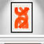 «Orange Strokes Print» par Haniff-129155895-129155876-129155839