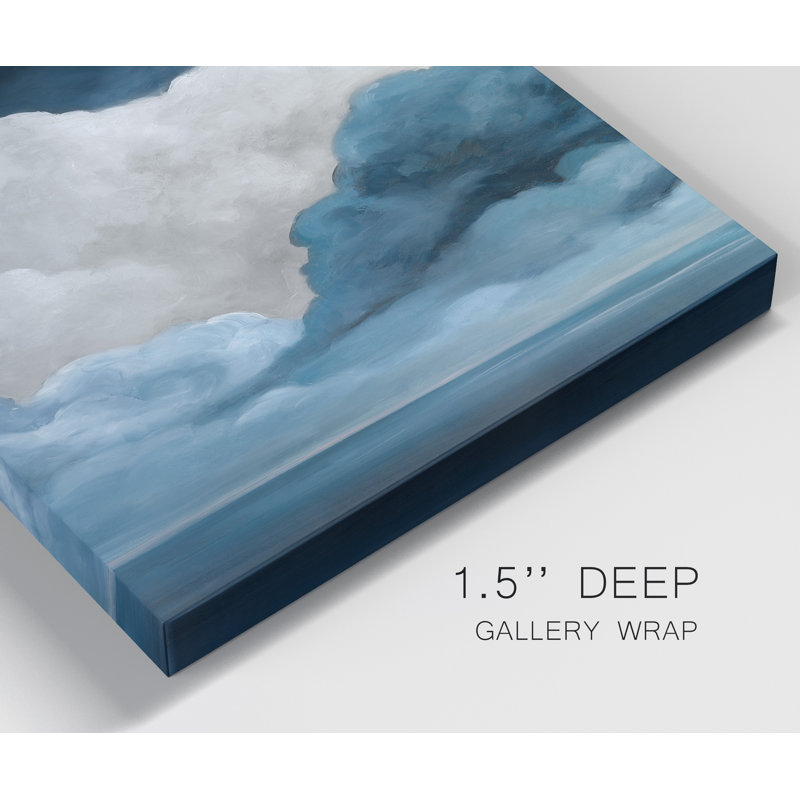 " Nature's Drama I " 2 - Pieces, No Mat, 40" H x 60" W x 1" D, Wrapped Canvas