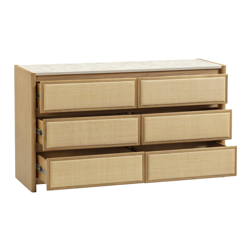 Commode 6 tiroirs Paige