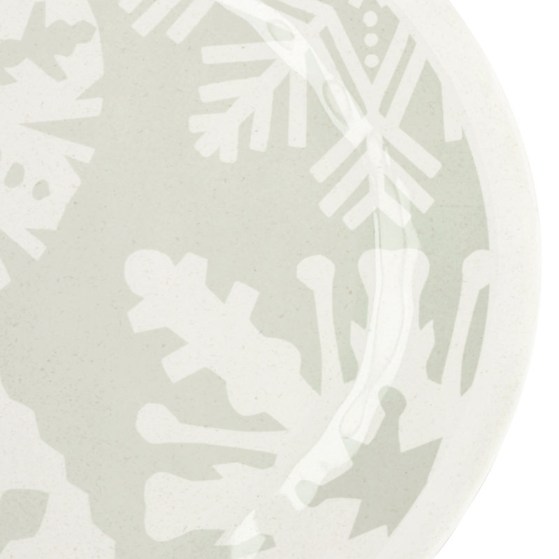 Snowflake Large Melamine Oval Platter - 20X14in