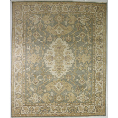One-of-a-Kind 8'1" X 9'10" New Age Wool Area Rug in
