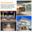 Lumière Molton résistant à la vapeur