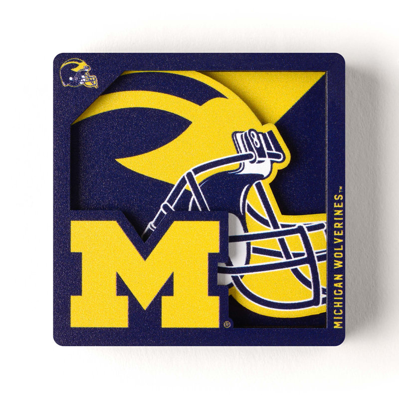 NCAA 3D Logo Series Magnets, NCAA Michigan Wolverines
